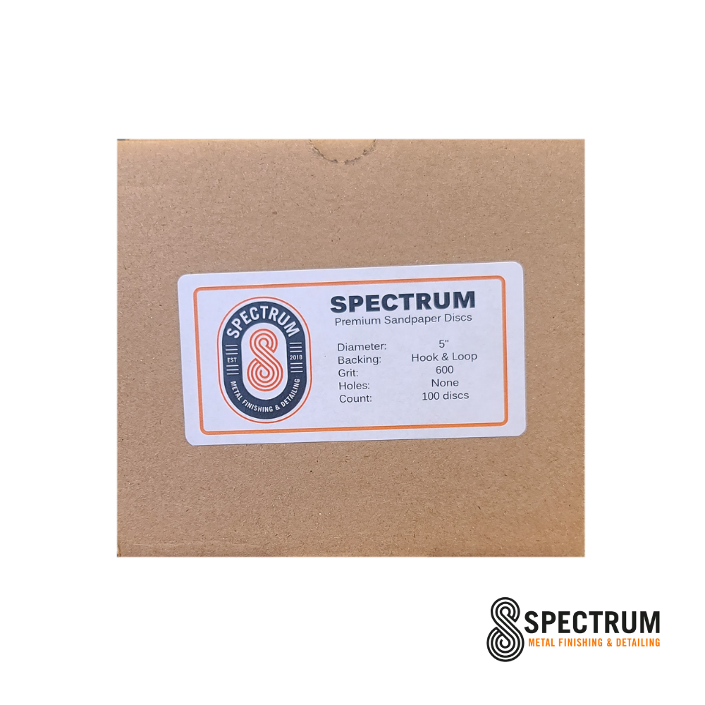 Spectrum Sandpaper Discs - 600 Grit Material Backordered