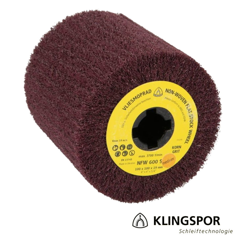 NFW 600 S Non-Woven Abrasive Satin Finishing Drum