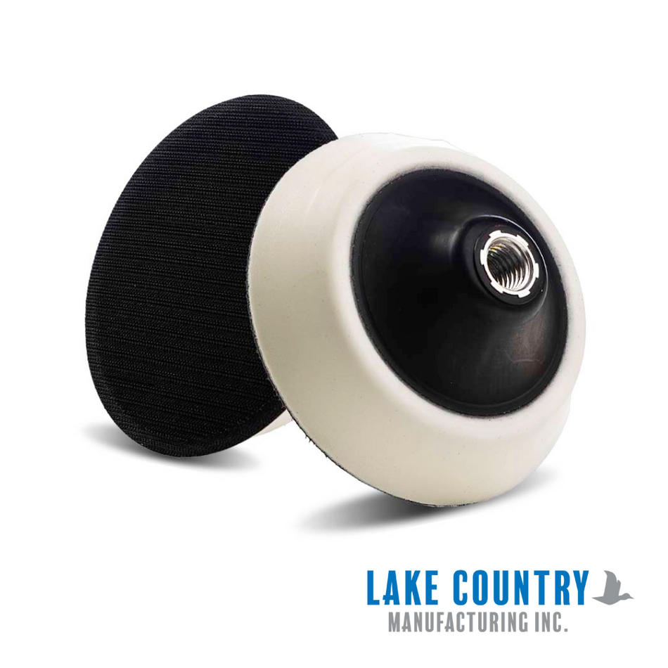 White Extra Soft Edge Urethane Rotary Backing Plates (5/8"x11 Thread)