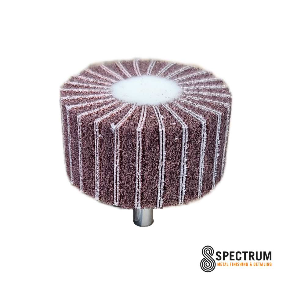 Premium Interleaf Combination Coated and Non-Woven Abrasive Mounted Flap Wheel