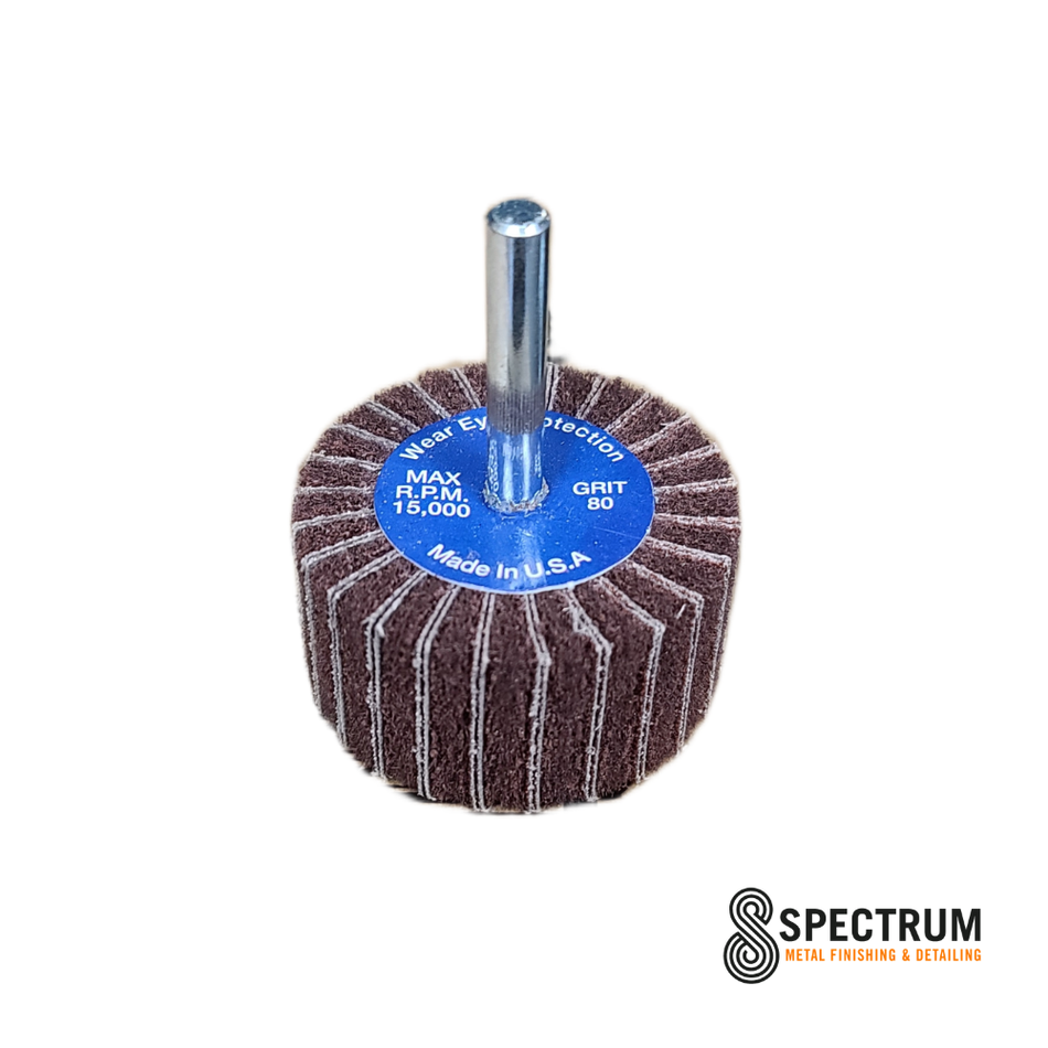 Premium Interleaf Combination Coated and Non-Woven Abrasive Mounted Flap Wheel