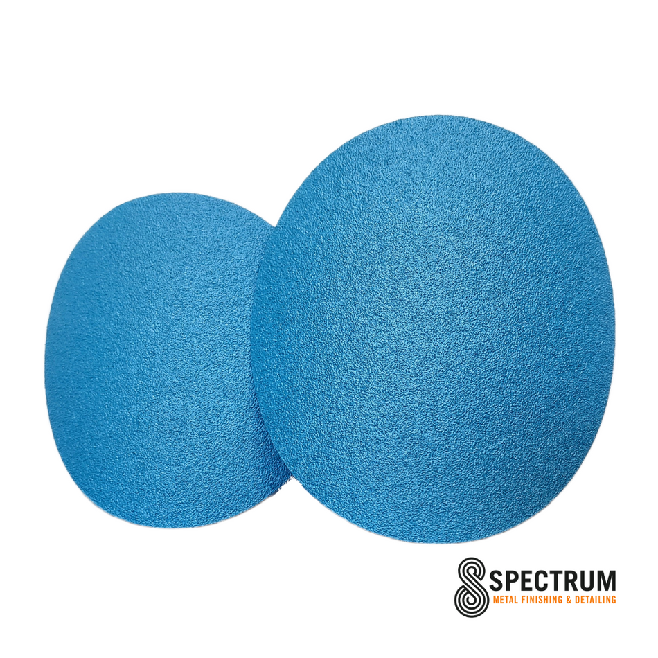 Blue Ultra Premium 80 Grit Hook & Loop Sandpaper Discs (3", 5", 6")