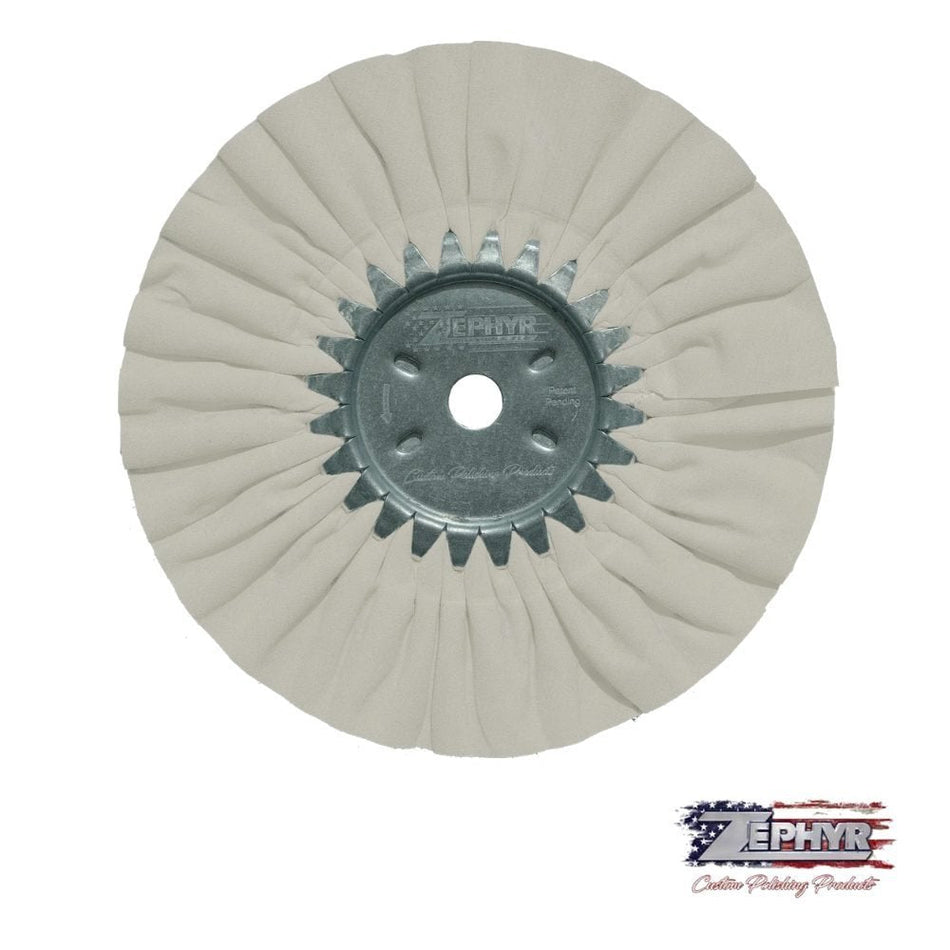 10" x 3" Untreated Mirror Finishing Airway Buffing Wheel (#3, 16 Ply)